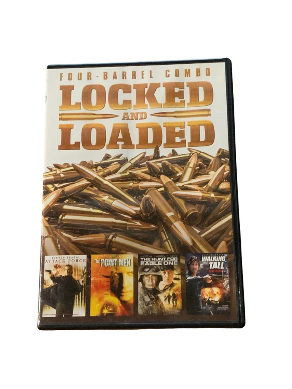 Locked and Loaded Four-Barrel Combo DVD 4 Movie Action Adventure R Rated